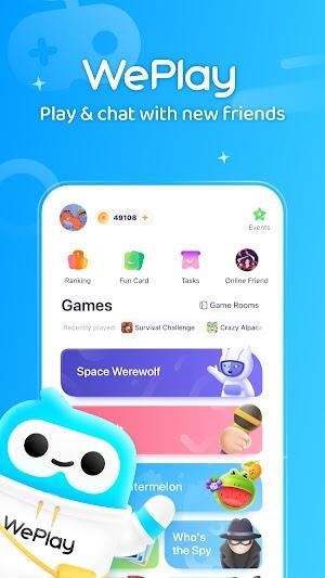 WePlay - Party Game & Chat Screenshot 1