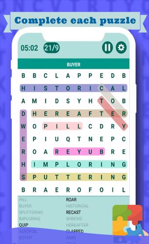 Classic Word Search Puzzle Screenshot 2