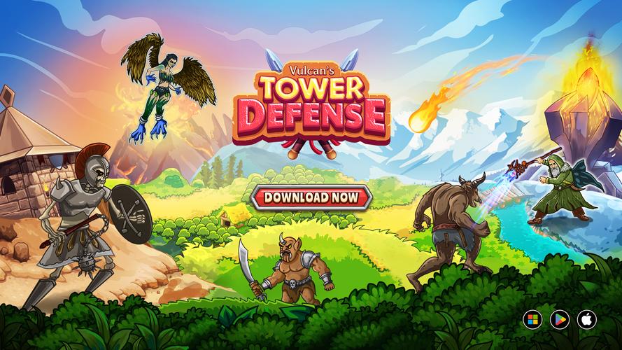 Vulcan's Tower Defense Screenshot 1