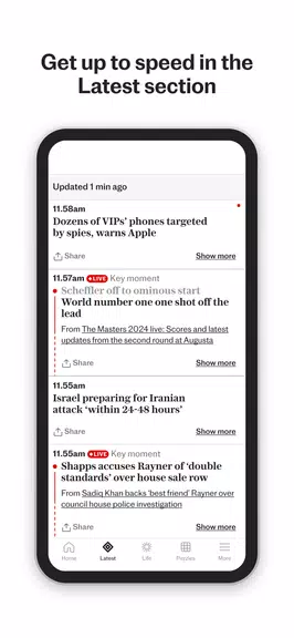 The Telegraph UK Latest News ภาพหน้าจอ 4