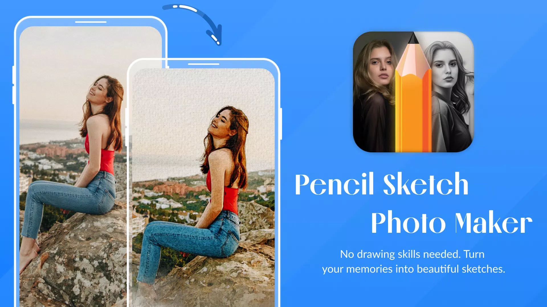 Pencil Sketch Photo Maker Tangkapan skrin 4