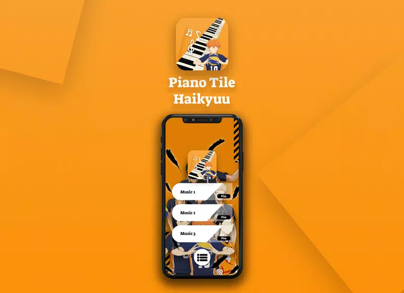 Game Haikyuu Piano Tiles Captura de tela 2