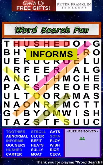 Word Search Scramble Word Find ဖန်သားပြင်ဓာတ်ပုံ 4