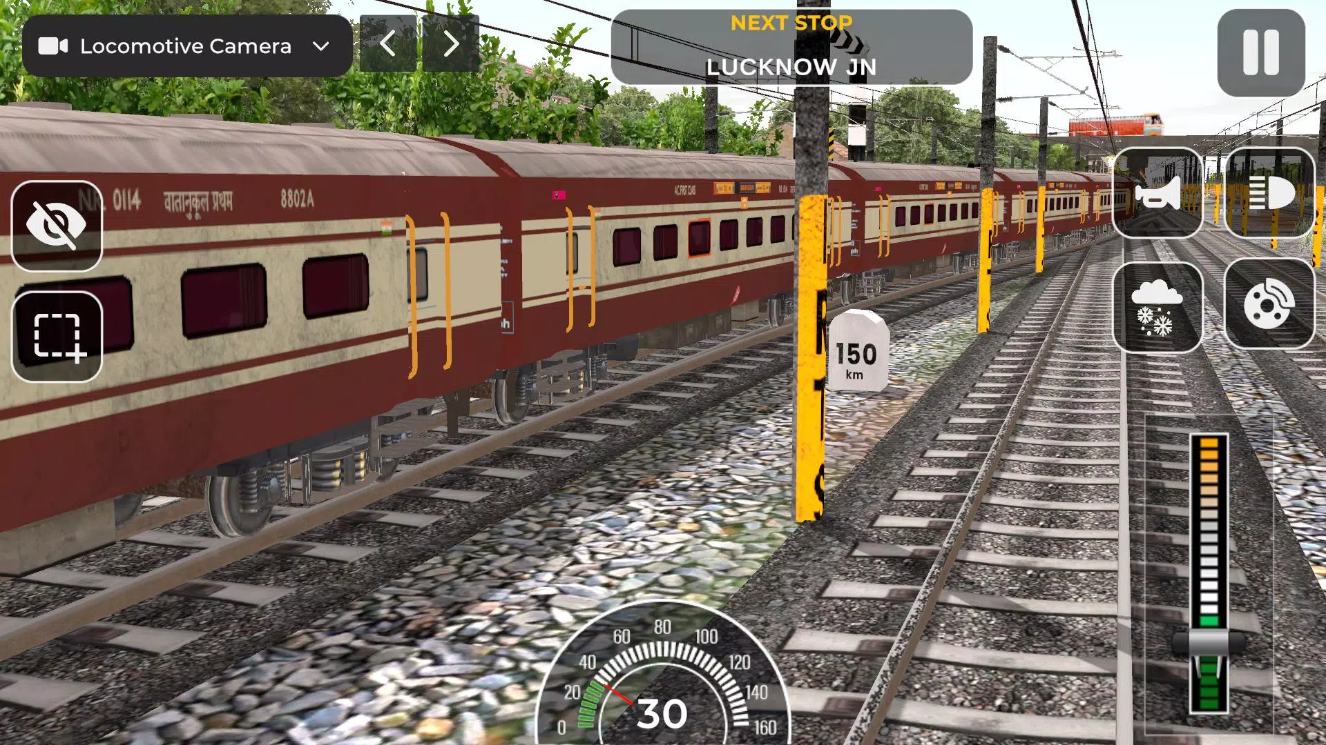 Indian Railway Train Simulator Скриншот 3