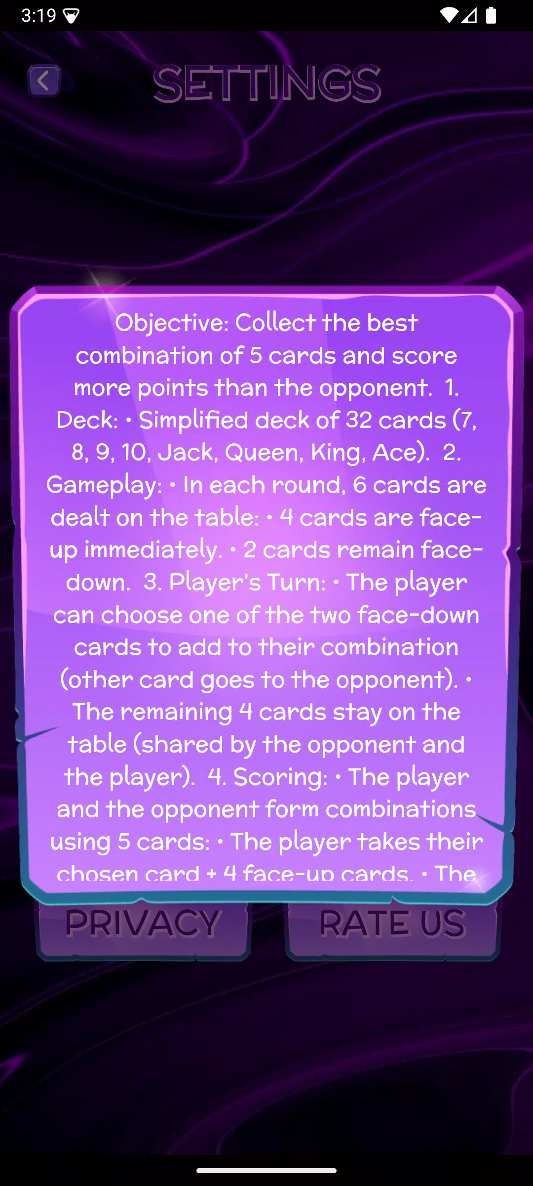 Five Card Showdown Screenshot 4