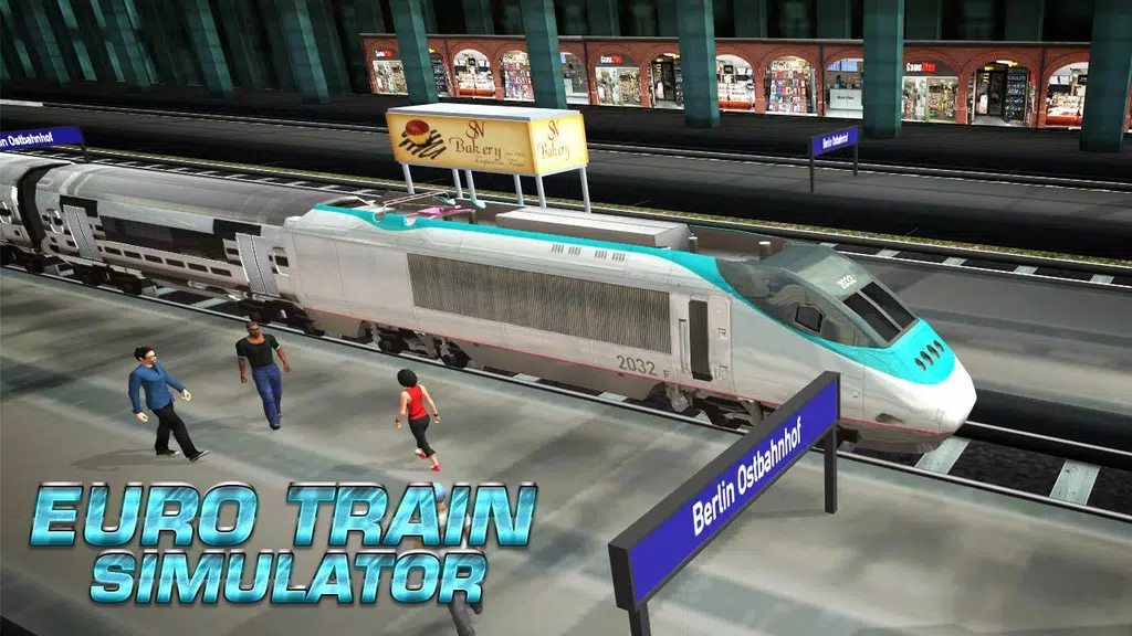 Euro Bullet Train Simulator স্ক্রিনশট 1