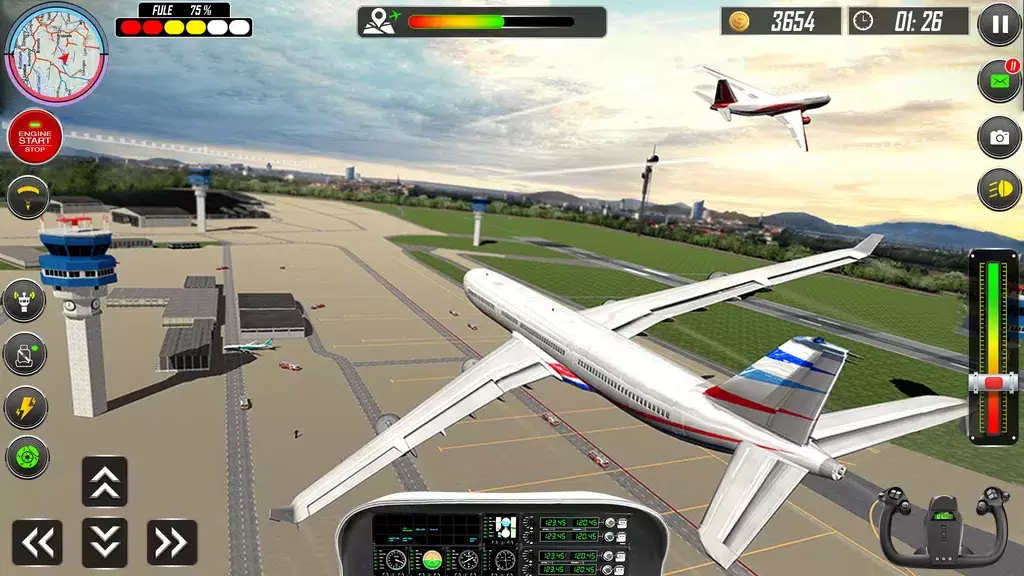 Real Plane Landing Simulator ภาพหน้าจอ 3