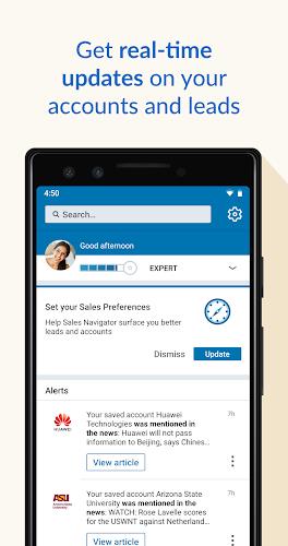 LinkedIn Sales Navigator स्क्रीनशॉट 1