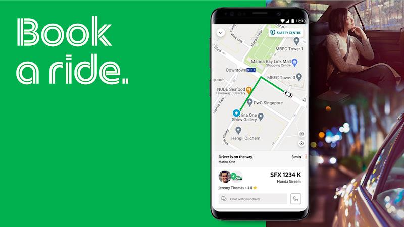 Grab - Taxi & Food Delivery Capture d'écran 2