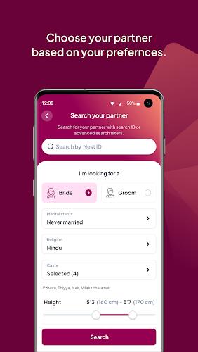 NeST Kerala Matrimony ® App Ảnh chụp màn hình 1