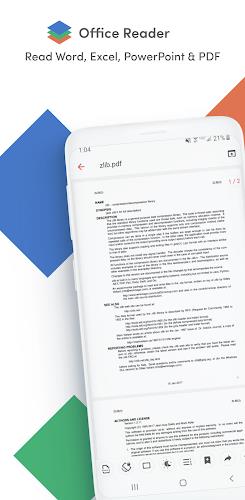 Office Reader - PDF,Word,Excel স্ক্রিনশট 1