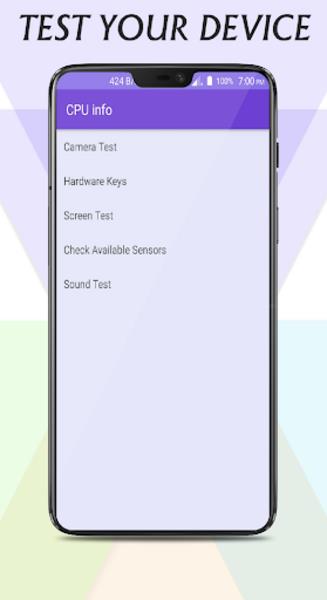 CPU-Z : Device & System info for Android™ Tangkapan skrin 3