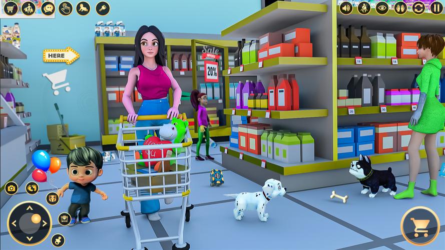 Mom Simulator Family Games 3D 스크린샷 3