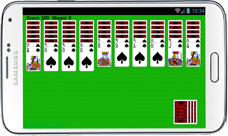 Spider Solitaire Free Game HD Screenshot 2