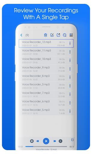 Super Voice Recorder ဖန်သားပြင်ဓာတ်ပုံ 4