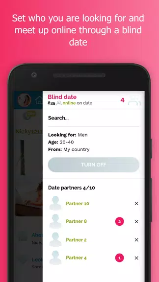 Blindr - Online blind date Ekran Görüntüsü 2