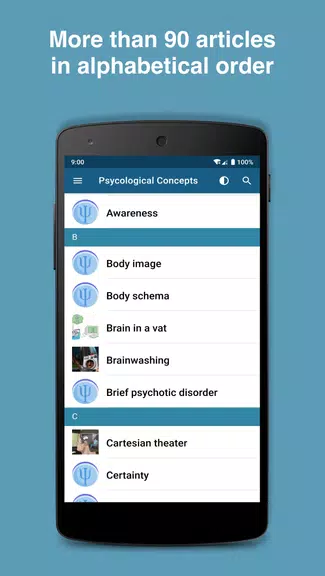 Psychological concepts' Handbo Captura de pantalla 2