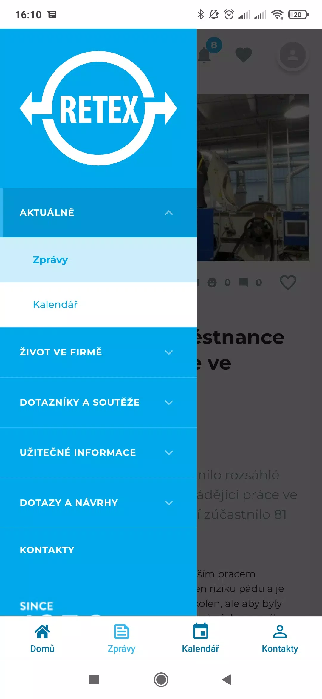 Retex INTRANET Ekran Görüntüsü 4
