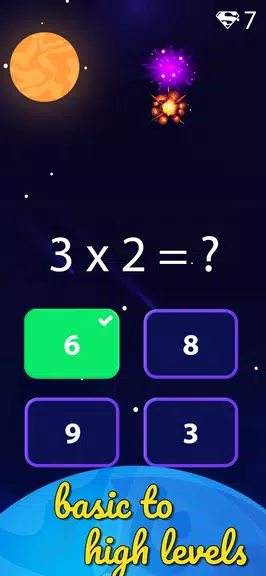 Quick Math Flash Cards Capture d'écran 2