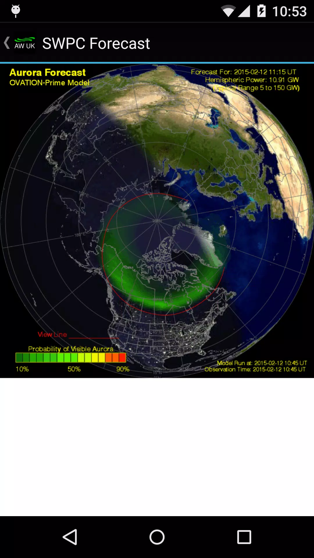 Aurora Watch (UK)應用截圖第4張