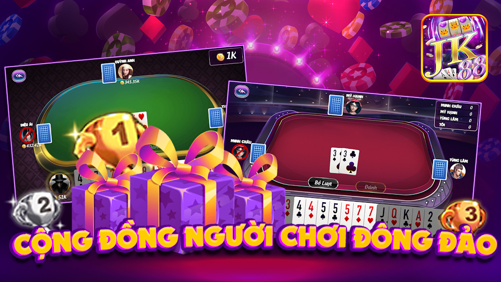 JK88 Game Bai No Hu Screenshot 3