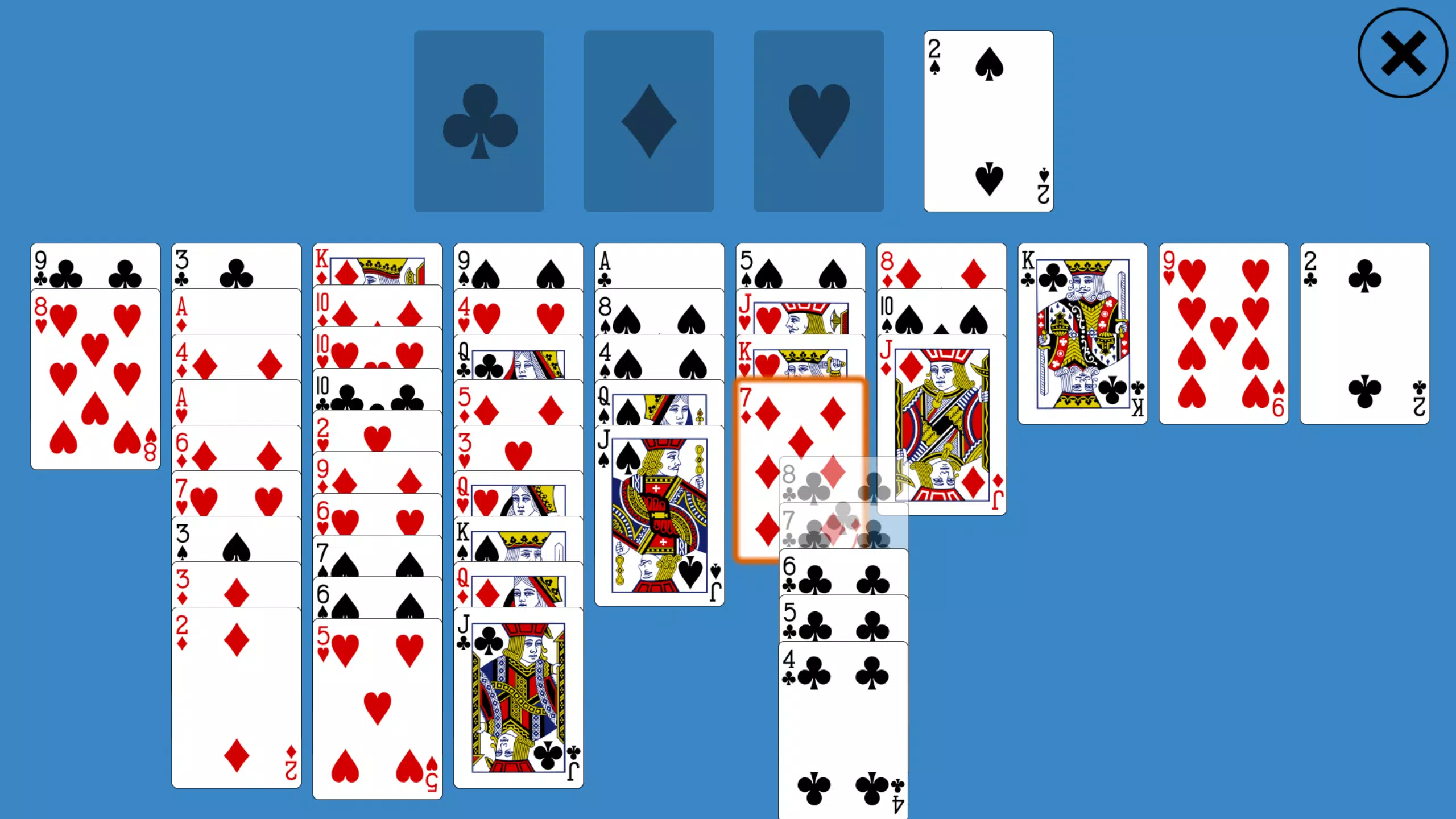 Schermata Classic Simple Simon Solitaire 3