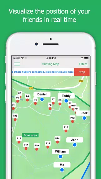 Hunting Map, the GPS for hunters স্ক্রিনশট 2