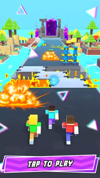 Hero Craft 3D: Run & Battle Screenshot 2