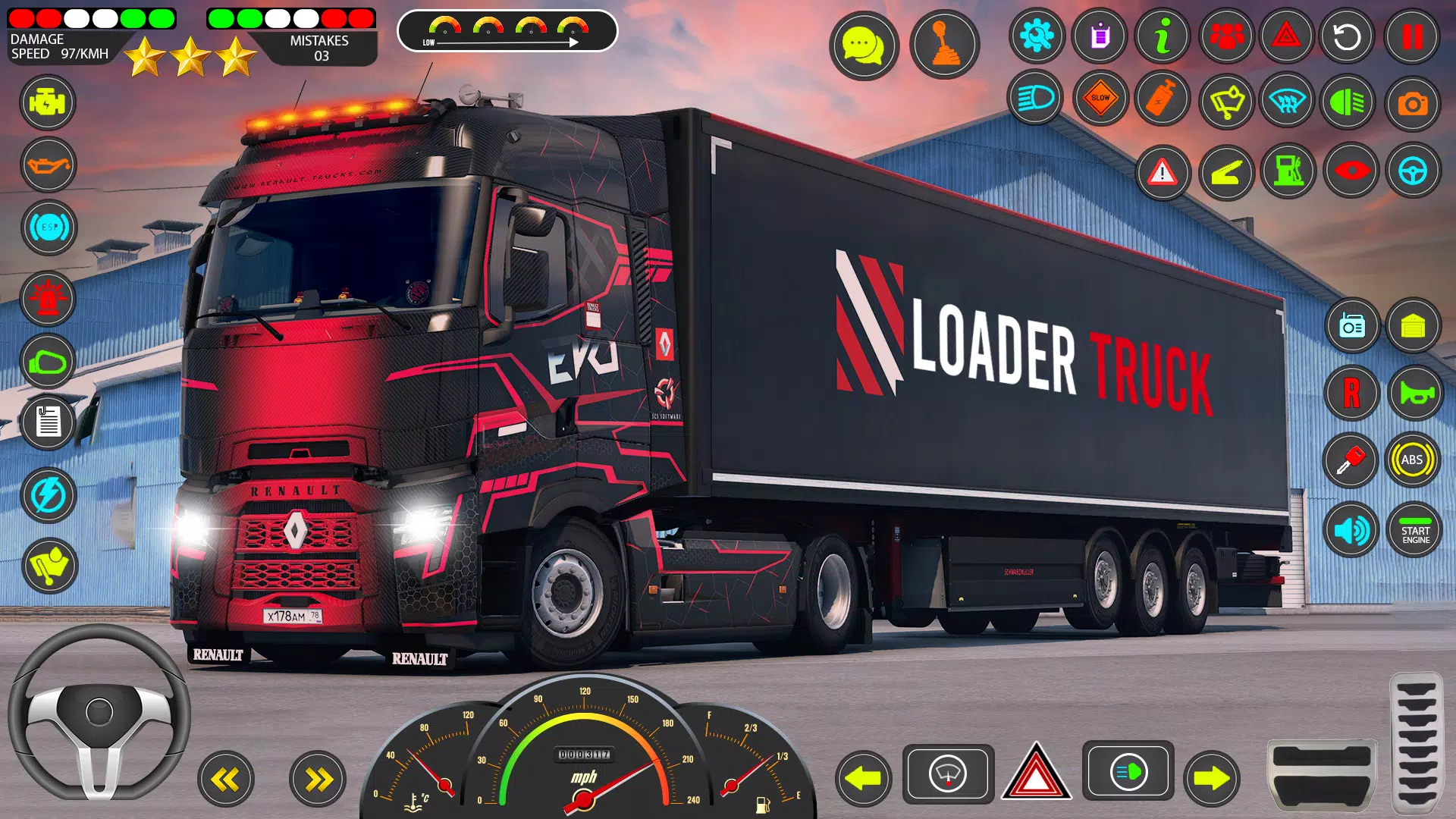 Euro Truck Games Sim 3d Ekran Görüntüsü 2