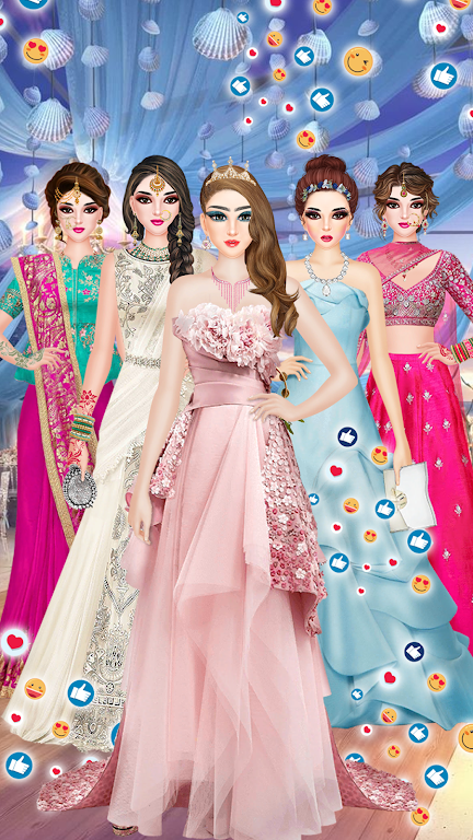 Dress Up Girls Makeup Game Скриншот 2