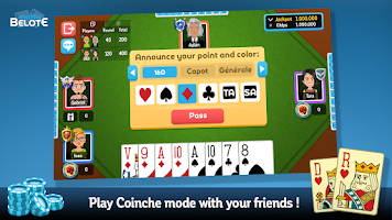 Exoty Online Belote & Coinche Capture d'écran 3