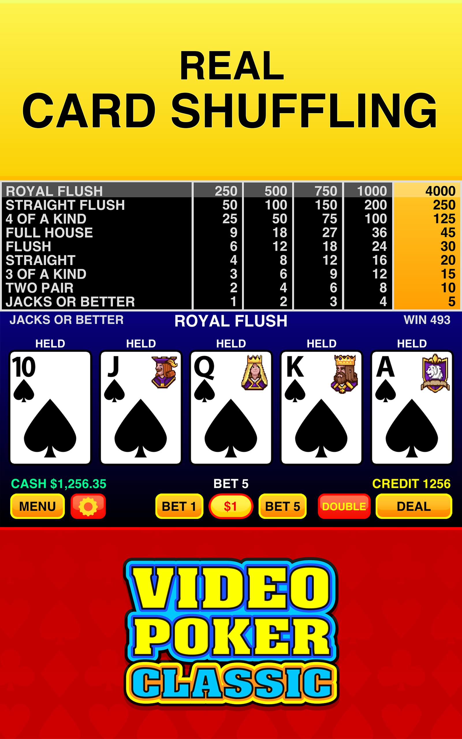 Video Poker Classic ® Ảnh chụp màn hình 3