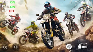 Motocross Beach Bike Games 3D Captura de tela 1