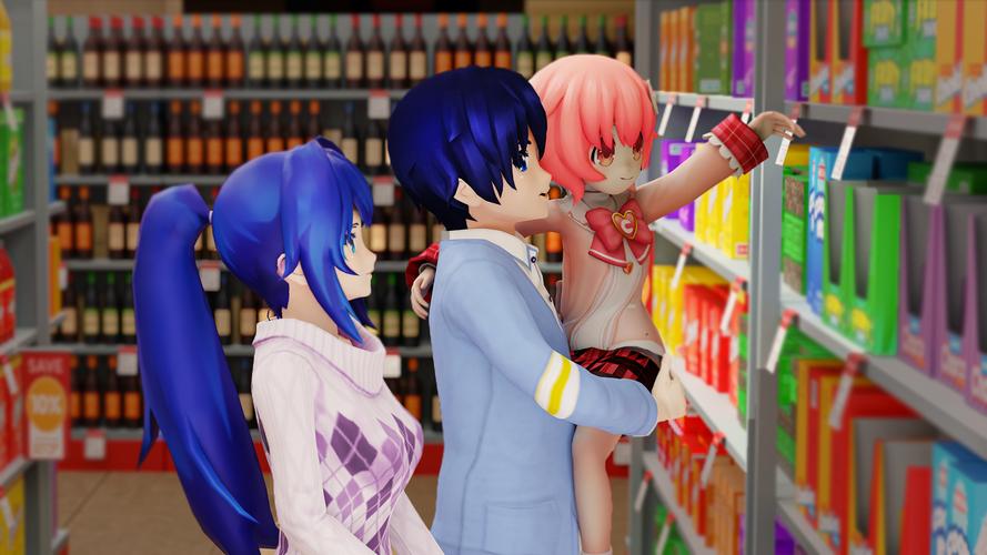 Anime Father Family Simulator Скриншот 3
