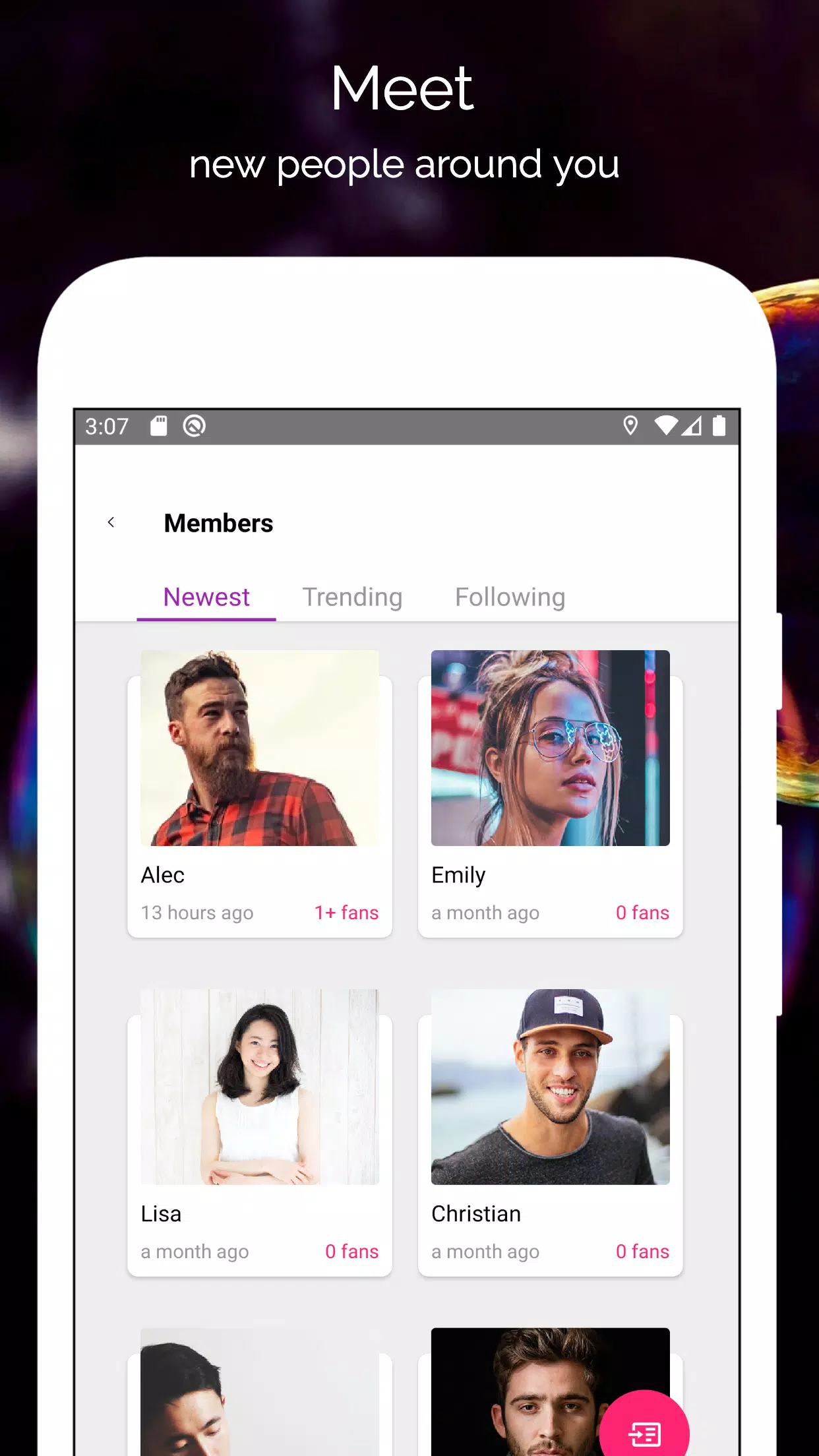 Holler Away: Mingle & Engage w应用截图第3张