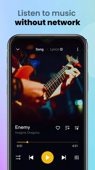 Music Player & MP3 Player Zrzut ekranu 2