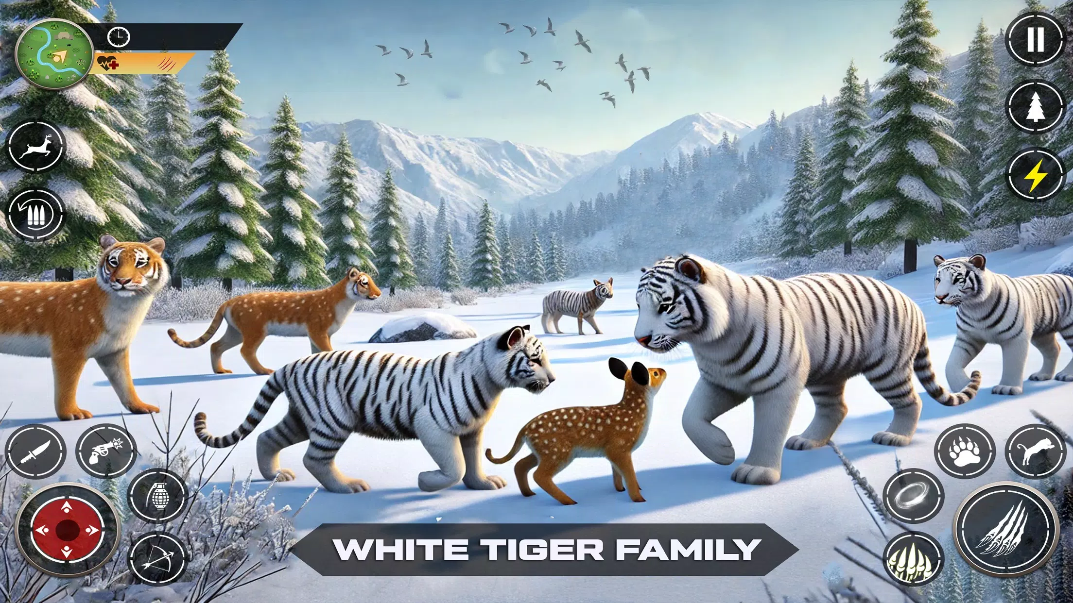 Snow Tiger Family Simulator 3D स्क्रीनशॉट 4