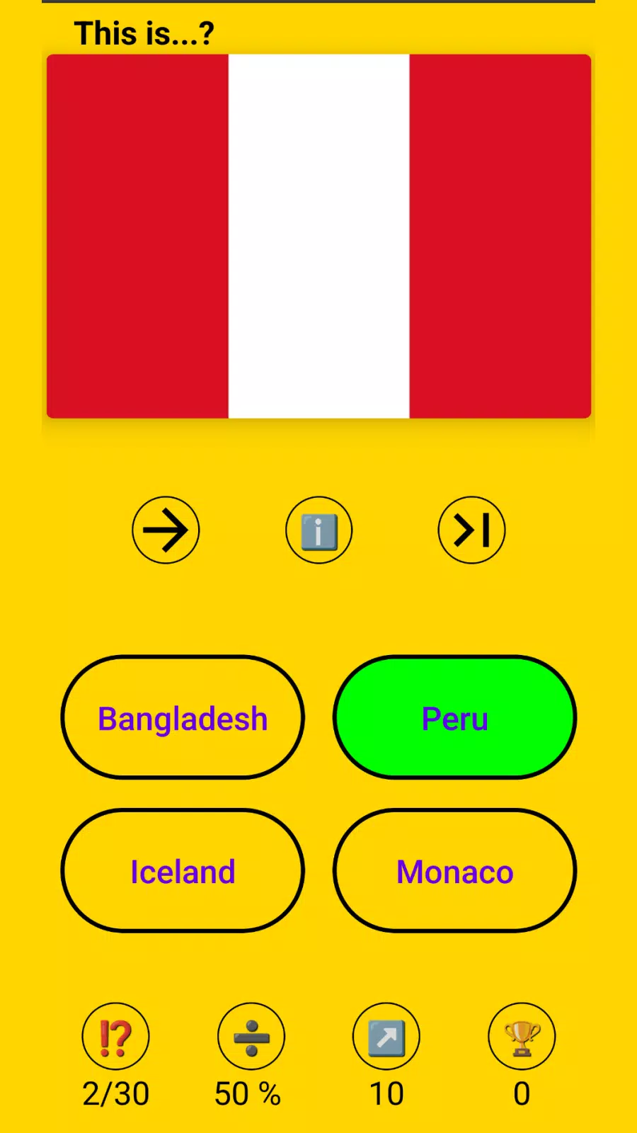 Super Flags! Flag Quiz Скриншот 3