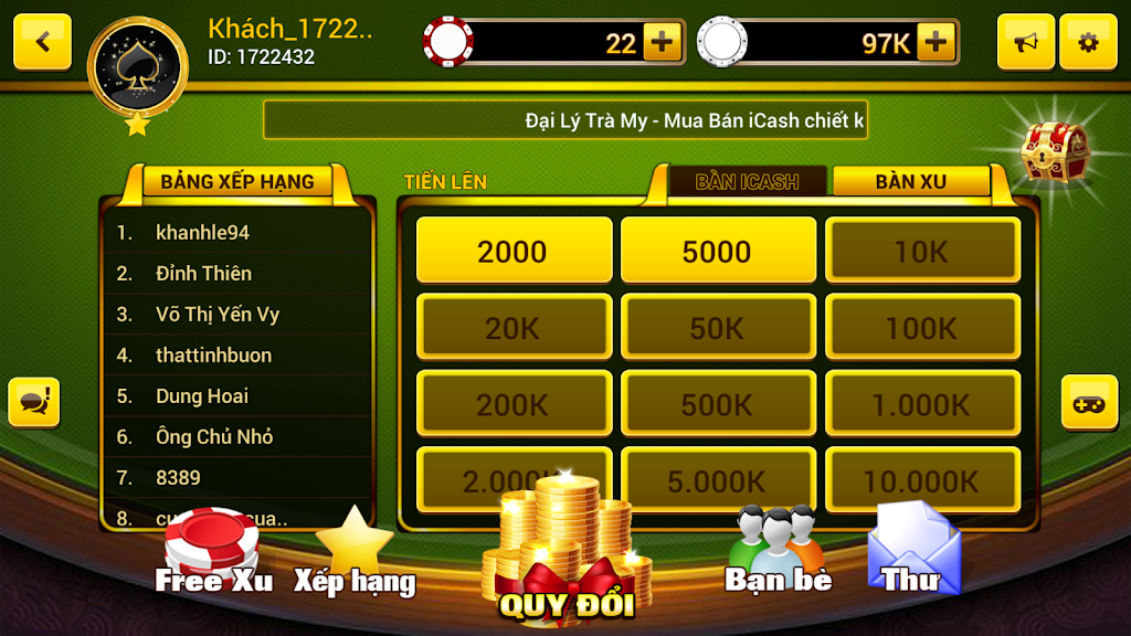 game beat thuong - Xgame Ekran Görüntüsü 2