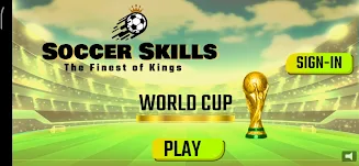 Schermata Soccer Skills - Cup of World 1