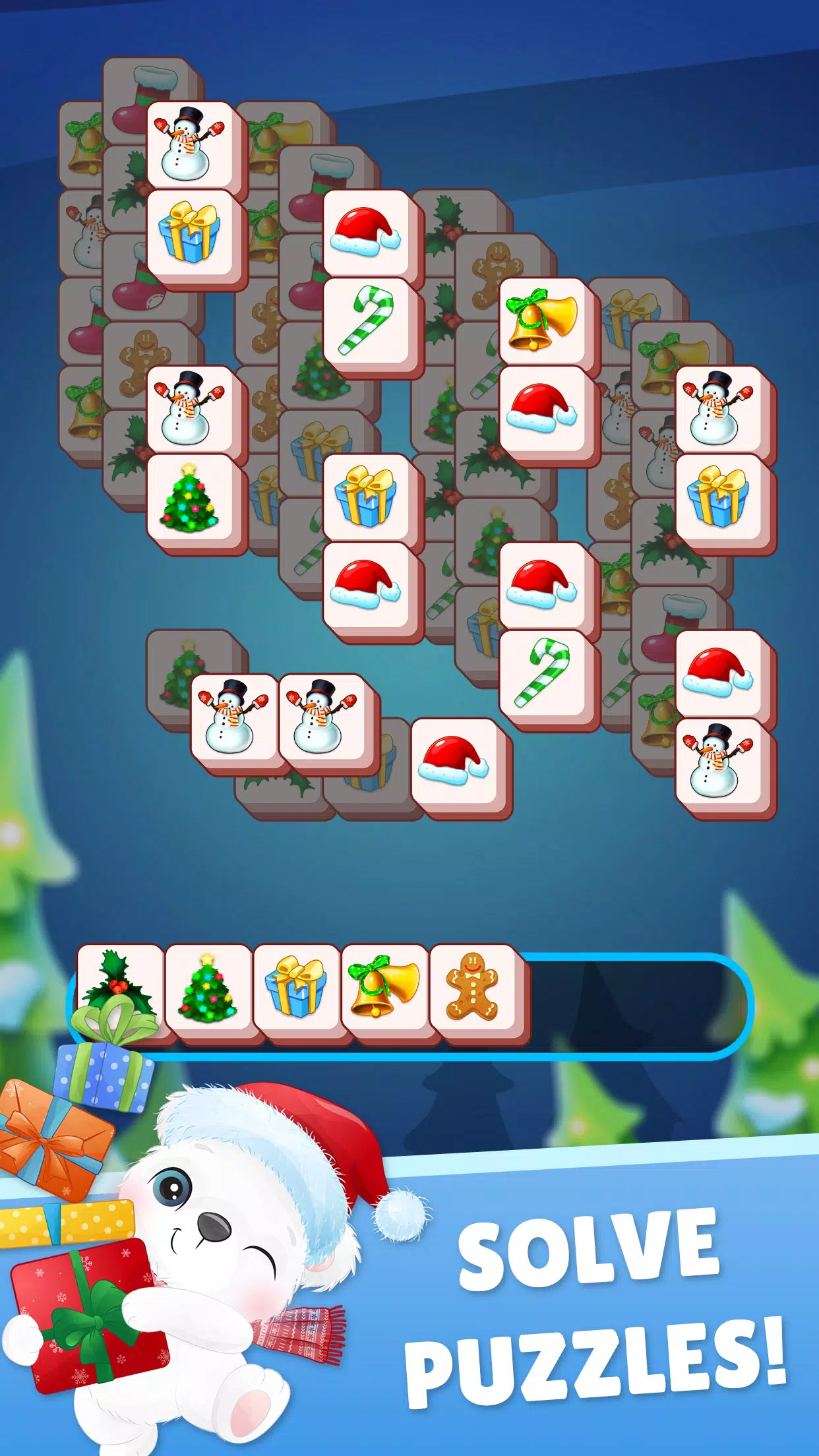 Christmas Mahjong ภาพหน้าจอ 2