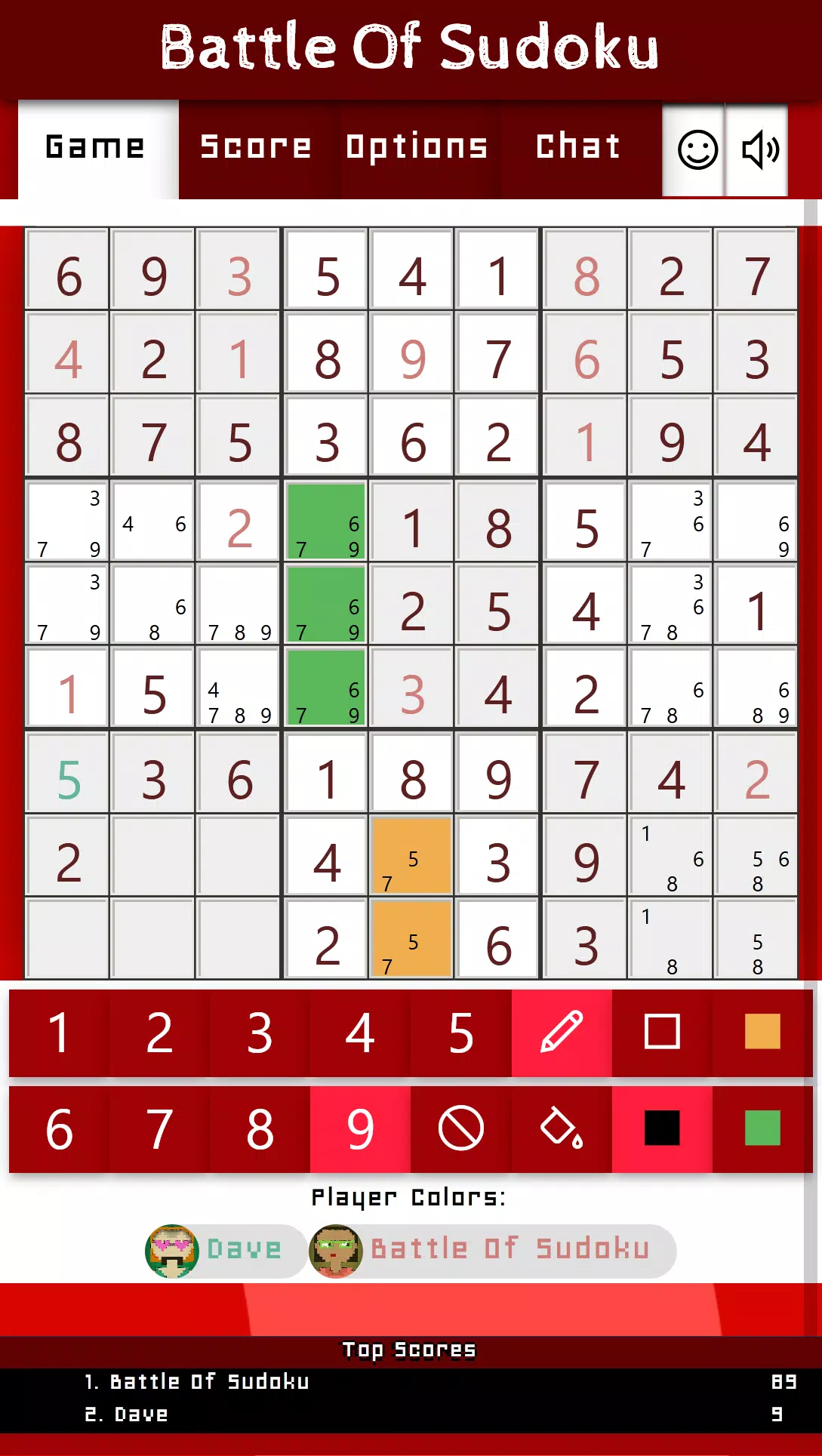 Battle Of Sudoku スクリーンショット 4