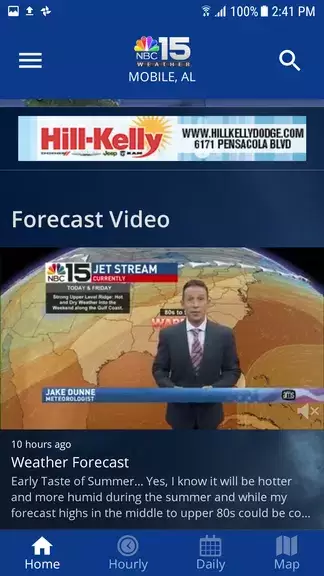 NBC 15 WPMI Weather Ekran Görüntüsü 2