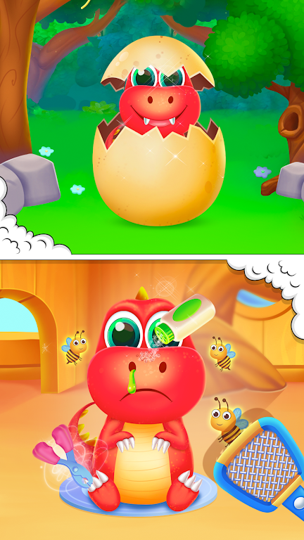 Dino daycare game Ảnh chụp màn hình 1