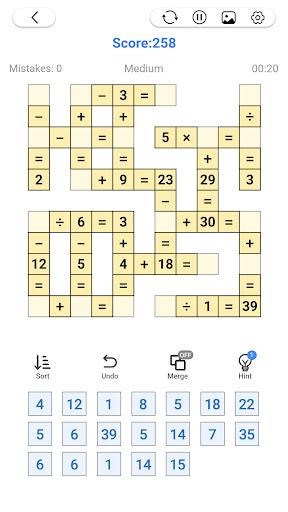 Math Number: Cross Math Puzzle Captura de tela 4