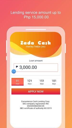 Zada Cash ภาพหน้าจอ 1