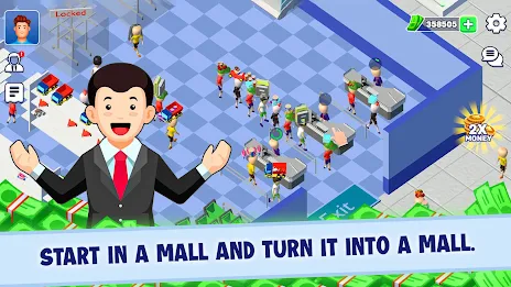 Mini Micro Mall - Tycoon Game Captura de tela 1