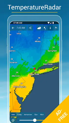 Weather & Radar USA - Pro Captura de tela 1