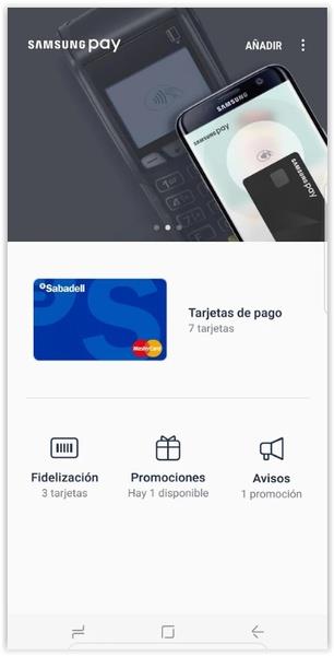 Samsung Pay Zrzut ekranu 1