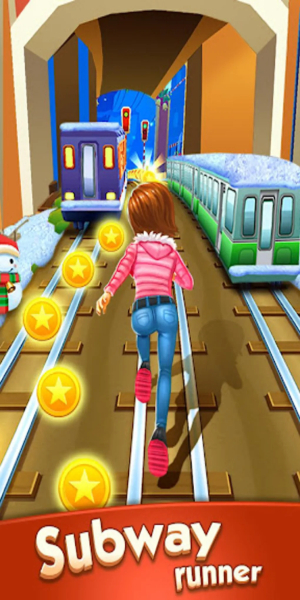 Subway Princess Runner Скриншот 1